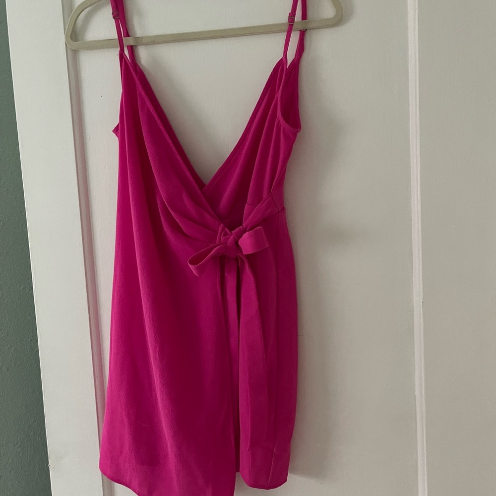 SHOW ME YOUR MUMU pink mini dress